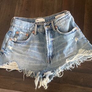 Zara blue Jean shorts